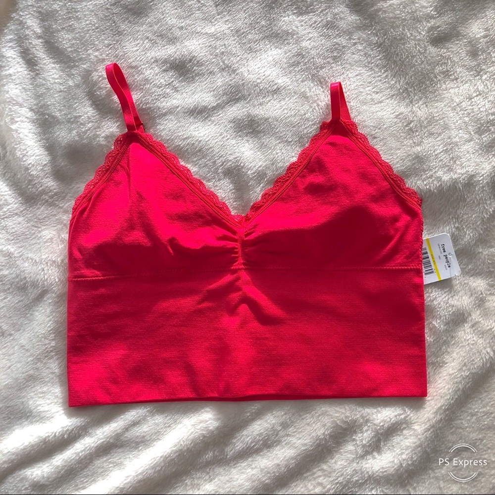 NWT. Free people intimates  red Layla brami.